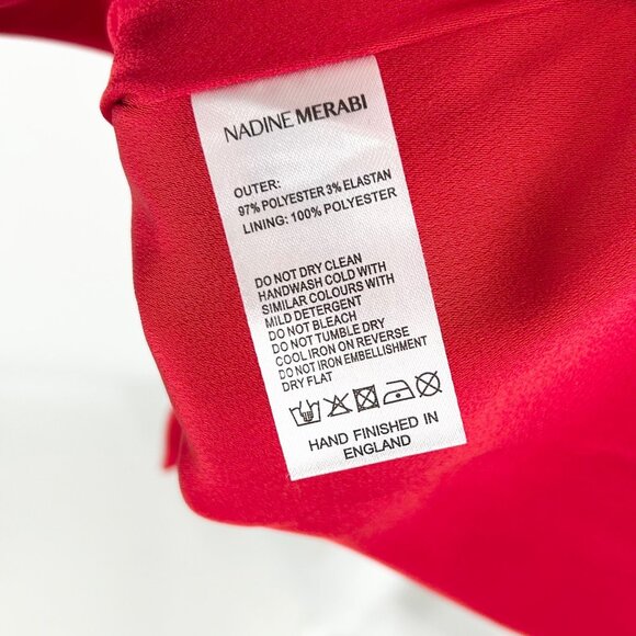 NWT Nadine Merabi Flower Bardot Off Shoulder Mini Dress - Picture 9 of 9